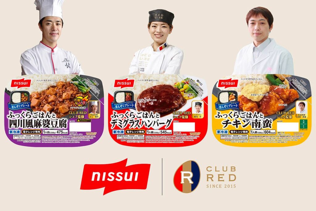 【ニッスイ×CLUB RED】釜炊きごはんがおいしいワンプレート冷凍食品「まんぞくプレート ふっくらごはんと四川風麻婆豆腐」新発売！その他のまんぞくプレート3品もおいしくリニューアル！